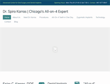 Tablet Screenshot of drkarras.com
